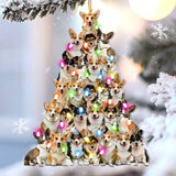 Corgi lovely tree gift for corgi lover gift for corgi mom ornament