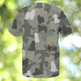 Bearded Collie Camo T-Shirt