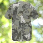 Black and Tan Coonhound Camo T-Shirt