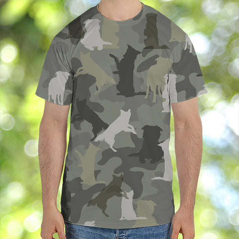 Border Collie Camo T-Shirt