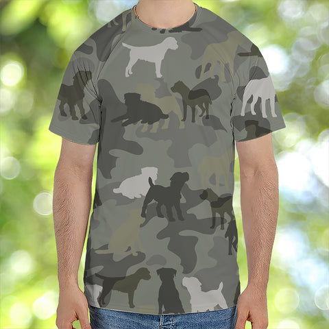 Border Terrier Camo T-Shirt