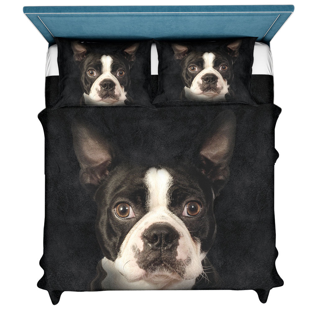 Boston Terrier Face Hair Sweater Sweater