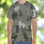 Chinese Crested Dog Camo T-Shirt