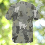 Chinese Crested Dog Camo T-Shirt