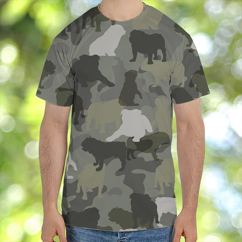 English Bulldog Camo T-Shirt