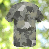 English Bulldog Camo T-Shirt