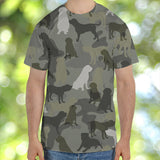 English Mastiff Camo T-Shirt