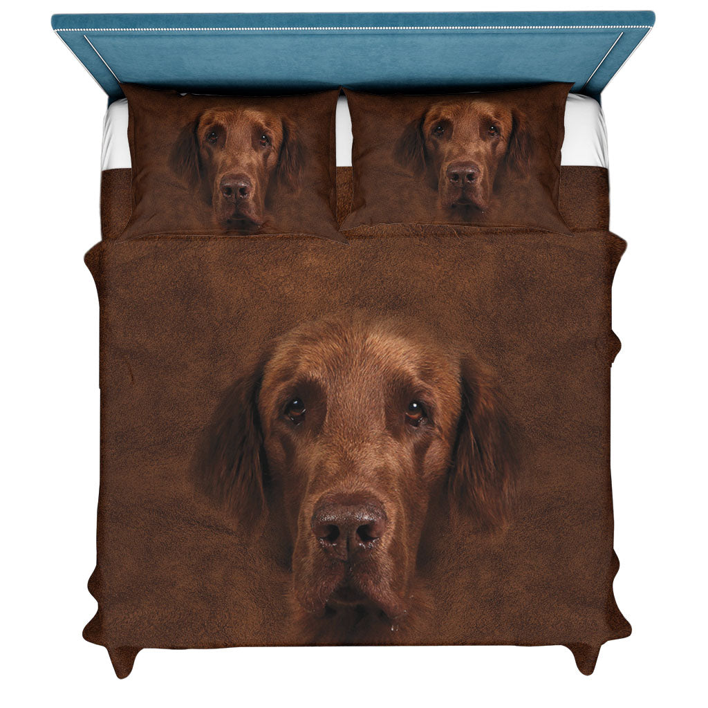 Flat-Coated Retriever Face Hair Sweater Sweater