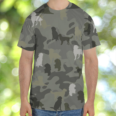 German Longhaired Pointer Camo T-Shirt