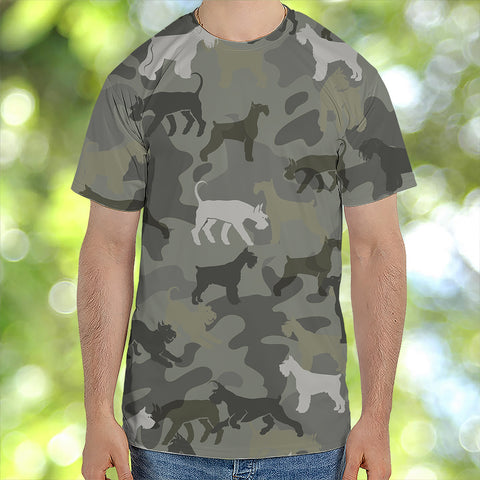 Giant Schnauzer Camo T-Shirt