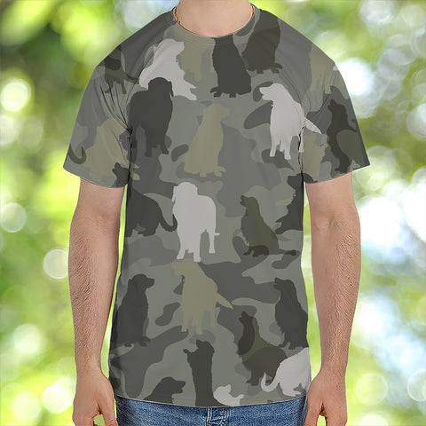 Golden Retriever Camo T-Shirt