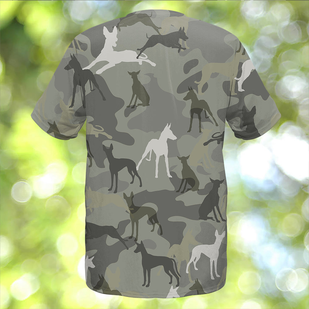 Ibizan Hound Camo T-Shirt