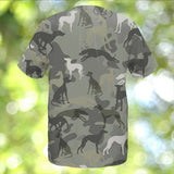 Italian Greyhound Camo T-Shirt