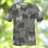 Japanese Chin Camo T-Shirt