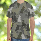 Labrador Retriever Camo T-Shirt