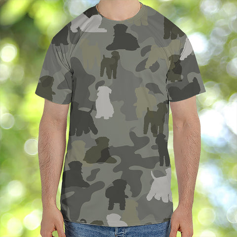 Soft-coated Wheaten Terrier Camo T-Shirt