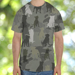 Staffordshire Bull Terrier Camo T-Shirt