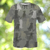 Staffordshire Bull Terrier Camo T-Shirt