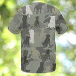 Staffordshire Bull Terrier Camo T-Shirt