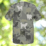 Tibetan Mastiff Camo T-Shirt