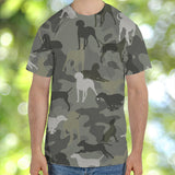 Weimaraner Camo T-Shirt