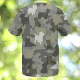 West Highland White Terrier Camo T-Shirt