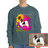 You Are My Sunshine Dog Photo Shirt - Cute Sunflower Pet Tee