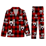 Pet Photo Flannel Satin Pajama Set - Family Christmas Pajamas Dog & Cat Mom Dad