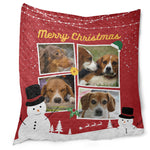 Create Your Own Personalized Dog Photo Christmas Blanket