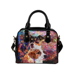 Jack Russell Terrier Yin Yang Shoulder Handbag