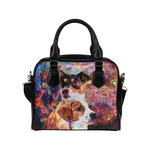 Jack Russell Terrier Yin Yang Shoulder Handbag