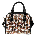 Papillon Full Face Shoulder Handbag