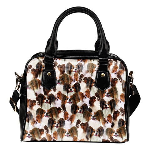 Papillon Full Face Shoulder Handbag