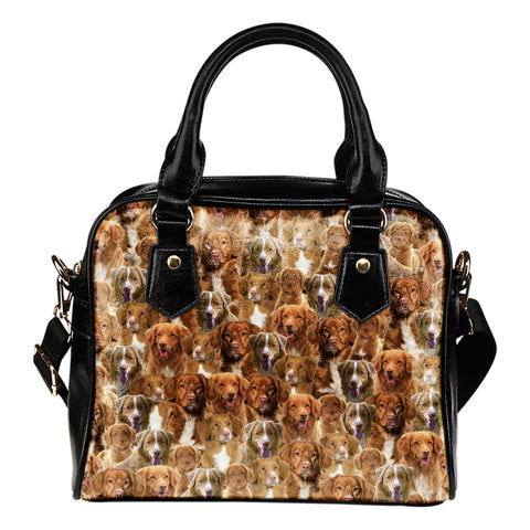 Nova Scotia Duck Tolling Retriever Full Face Shoulder Handbag