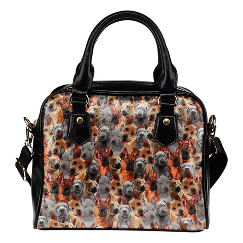 Thai Ridgeback Full Face Shoulder Handbag