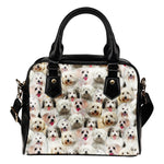 Coton de Tulear Full Face Shoulder Handbag