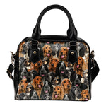 English Cocker Spaniel 1 Full Face Shoulder Handbag