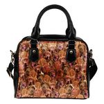 Vizsla Full Face Shoulder Handbag