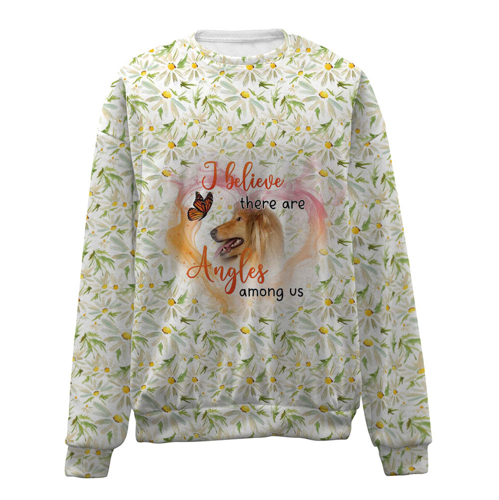 Rough Collie-Angles-Premium Sweater