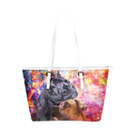 Cane Corso Leather Tote Bag