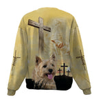 Cairn Terrier-Jesus-Premium Sweater