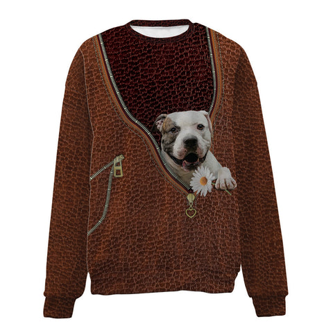 AMERICAN BULLDOG-Zip-Premium Sweater