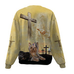 Yorkshire Terrier-Jesus-Premium Sweater