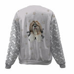 Shih Tzu-Paw And Pond-Premium Sweater