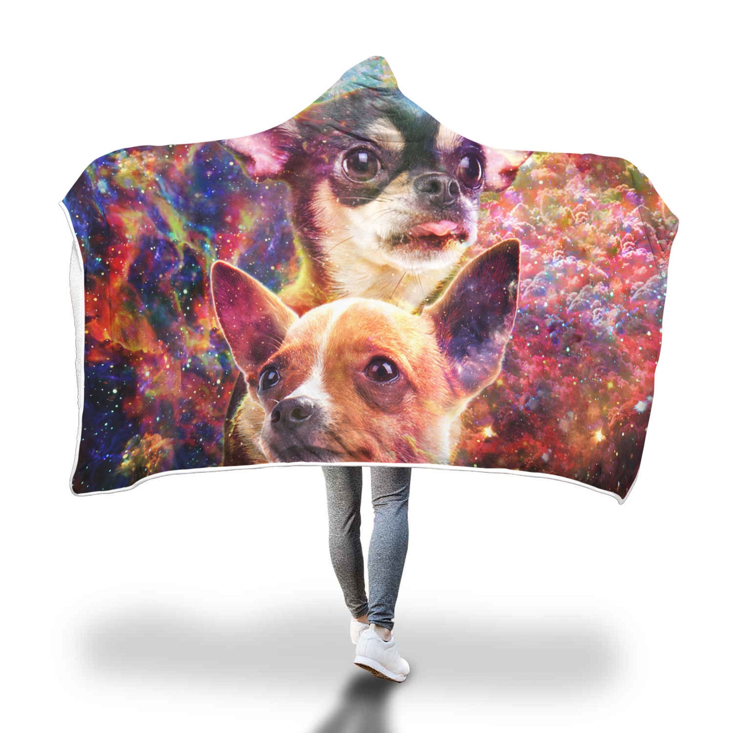 Chihuahua Hooded Blanket