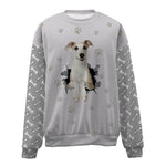 Whippet-Paw And Pond-Premium Sweater