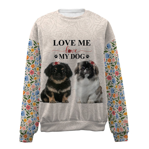 Pekingese-Love My Dog-Premium Sweater