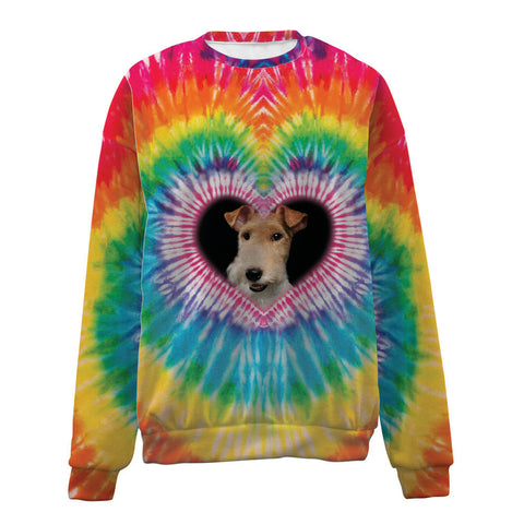 Wire Fox Terrier-Big Heart-Premium Sweater