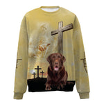 Labrador Retriever 2-Jesus-Premium Sweater