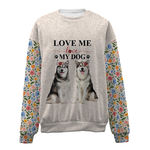 Alaskan Malamute-Love My Dog-Premium Sweater